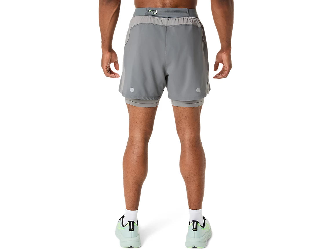 Asics short 2 en 1 road