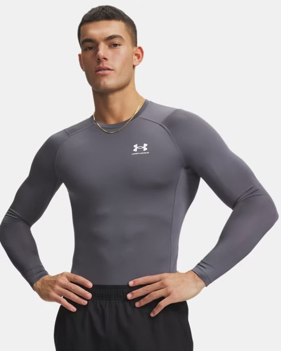 Tee Shirt Compression Under Armour gris