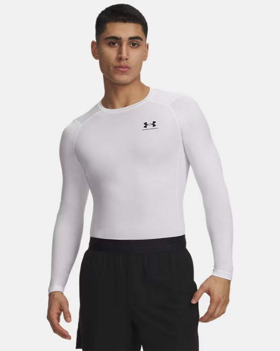 Tee Shirt Compression Under Armour blanc